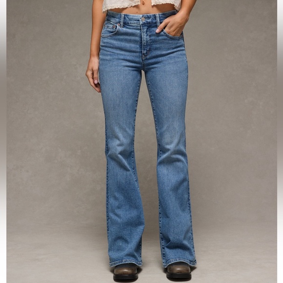 AE Luxe super high waisted flare jeans - Picture 10 of 12